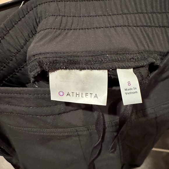 Athleta La Viva Capri Black Sz 8 - Picture 5 of 5